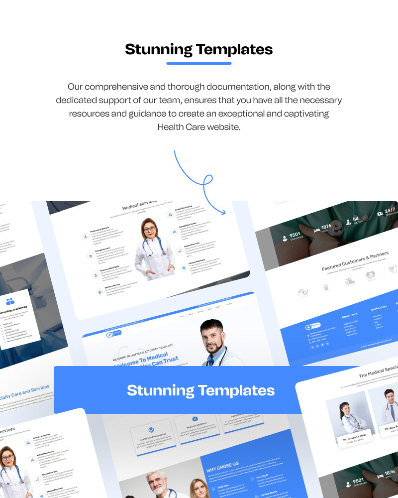 Medixpoint – Elementor Website Kit pro lékařské kliniky, lékaře a zdravotnické služby - Features Image 2