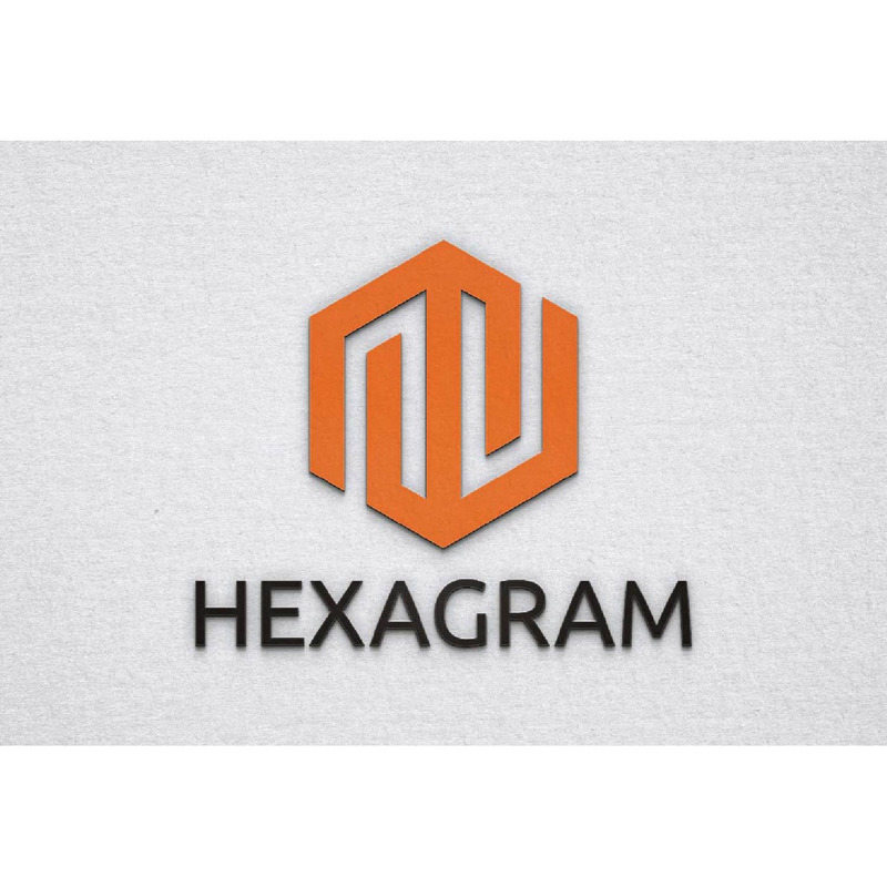 Modello di logo astratto creativo per attività commerciale con esagramma esagonale - Caratteristiche Immagine 1