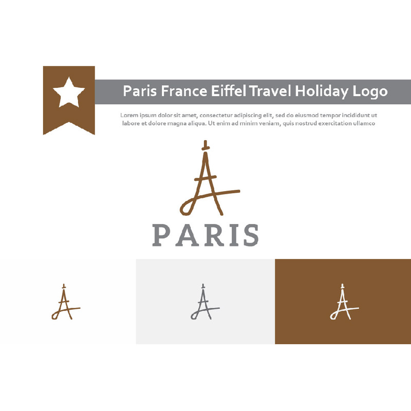 Paris Frankrike Eiffelturné Resor Semester Semesterbyrå Abstrakt logotyp - Features Image 1