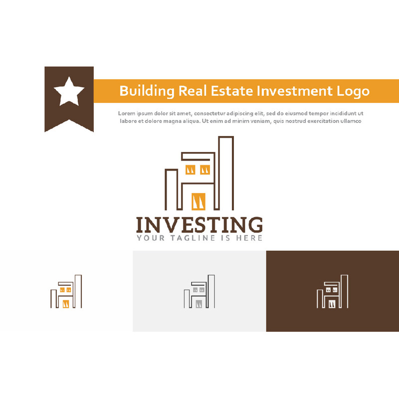Modèle de logo d'entreprise d'investissement immobilier immobilier - Caractéristiques de l’image 1