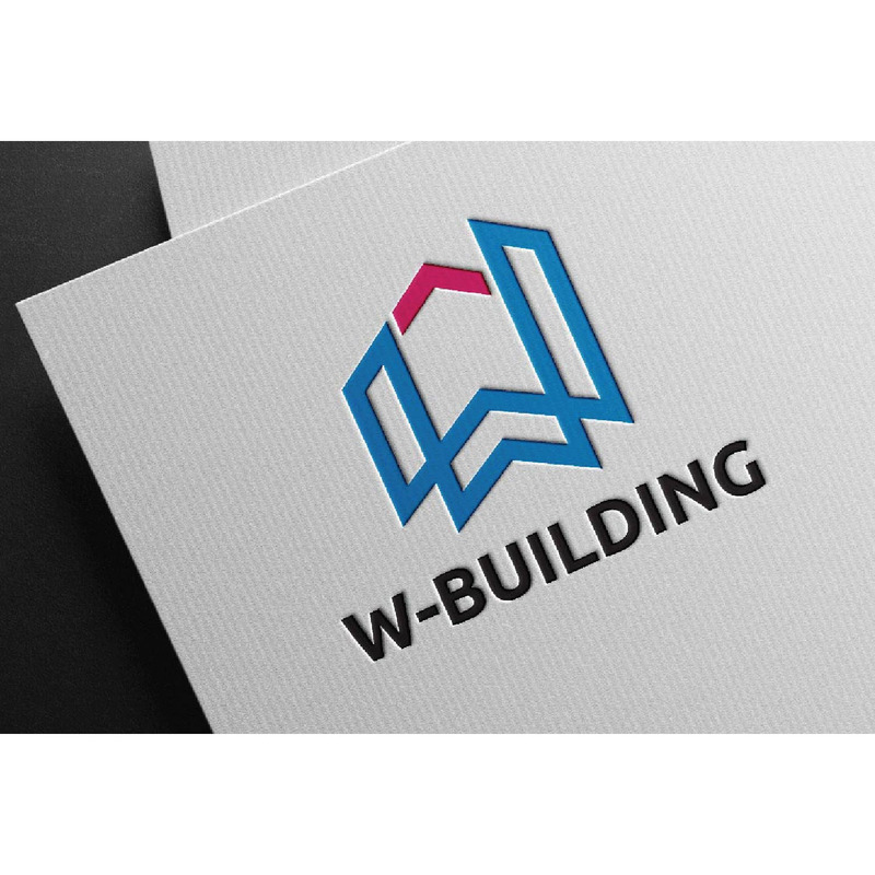 Modello di logo astratto per ufficio aziendale con lettera W - Caratteristiche Immagine 1