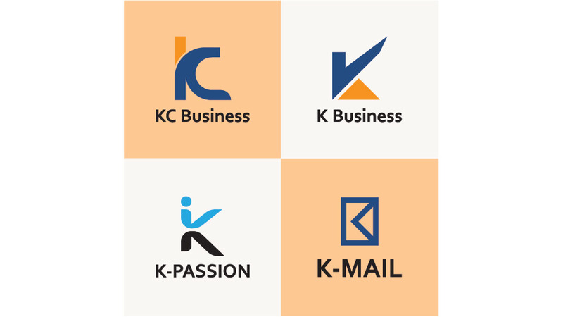 Modern logo-pakket met de letter K - Features Image 1