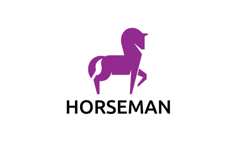 Horseman Logo Bold Rider Riding Symbol - Features Image 1