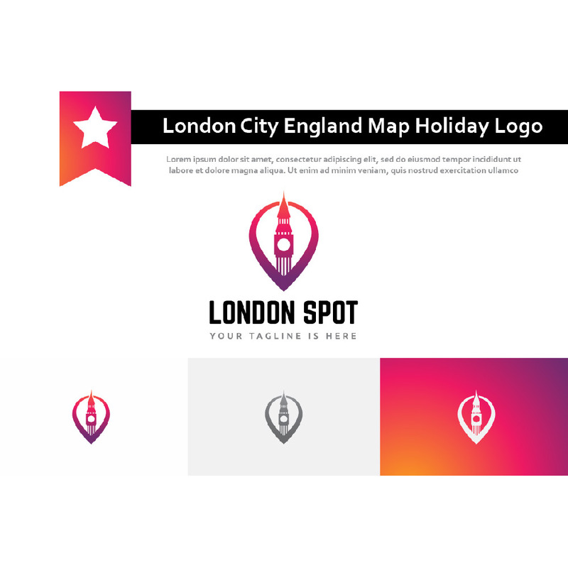 Londres Ciudad Inglaterra Mapa Tour Viajes Vacaciones Vacaciones Agencia Logo - Características Imagen 1