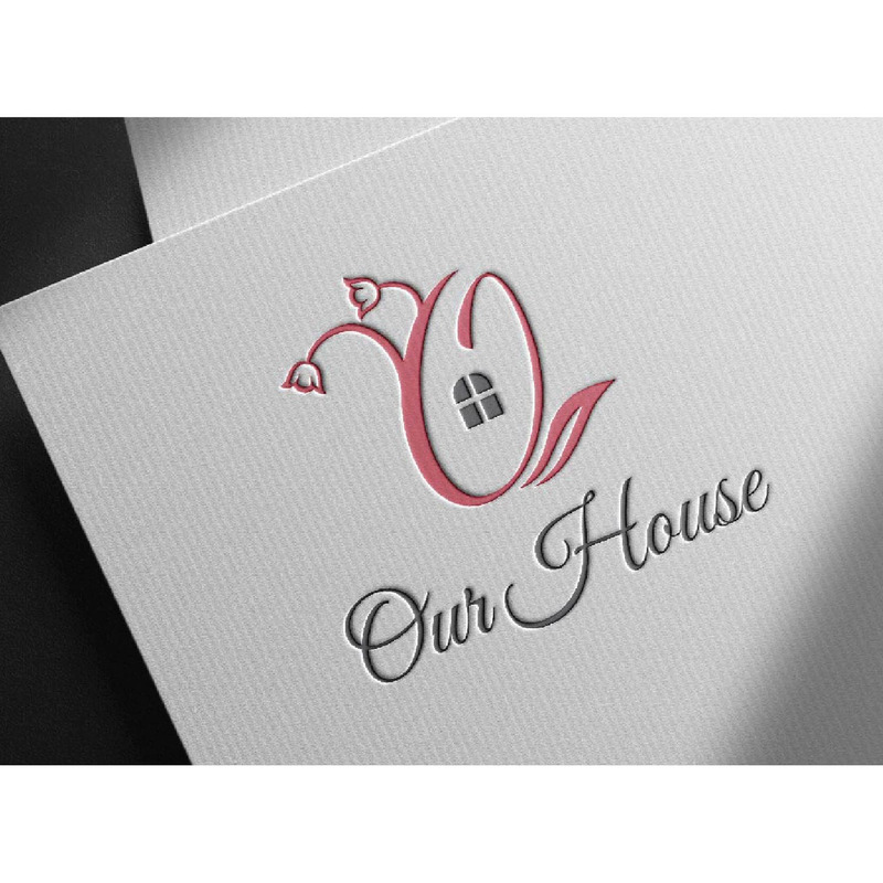 Pink Tulip Flower Floral Plant Florist Home House Circle Window Logo Template - Features Image 1