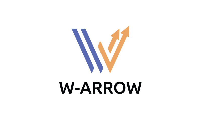 Letter W with Upward Arrow Symbol - Features Image 1
