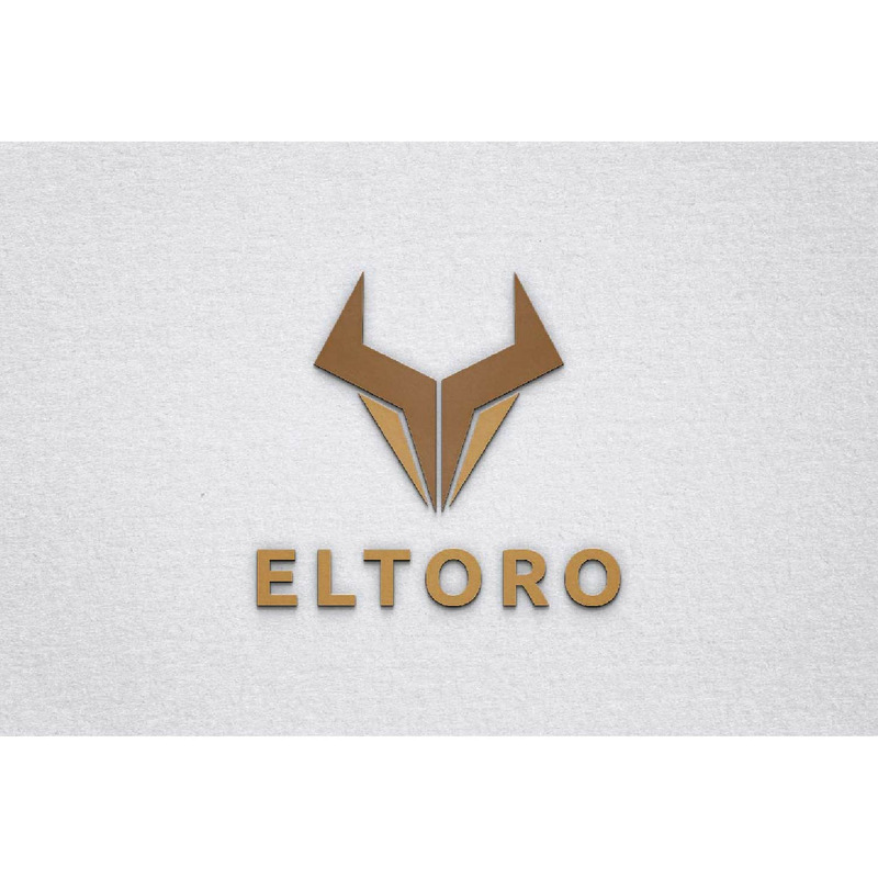 Modello di logo con testa di toro Eltoro spagnolo coraggioso e cornuto - Caratteristiche Immagine 1