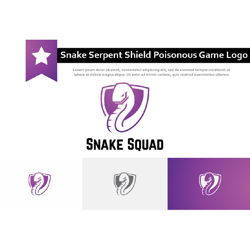 Cobra Serpente Escudo Animal Venenoso Táticas Jogo de Estratégia Esport Logo - Features Image 1