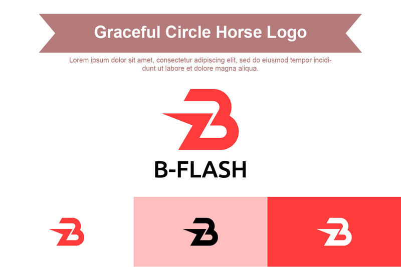 B Initial Logo Flash Bold Concept - Features Image 2