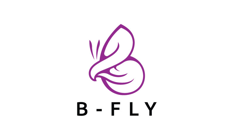 Minimal Butterfly Logo with Negative Space - Features Image 1
