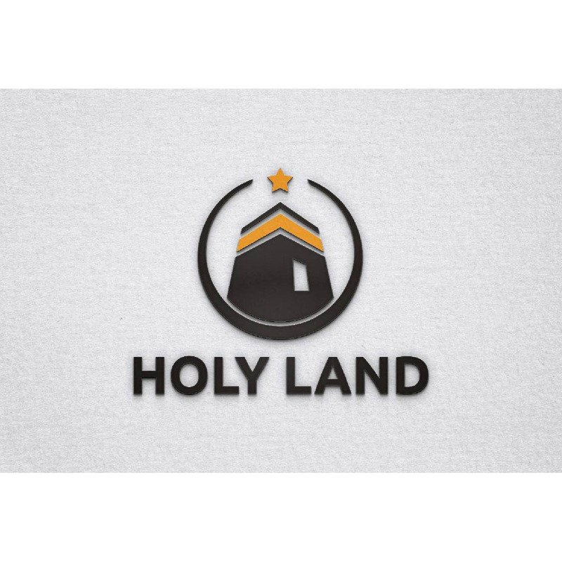 Cirkel arabiska Mecka Kaaba Heliga Land Islamisk Hajj logotyp mall - Features Image 1