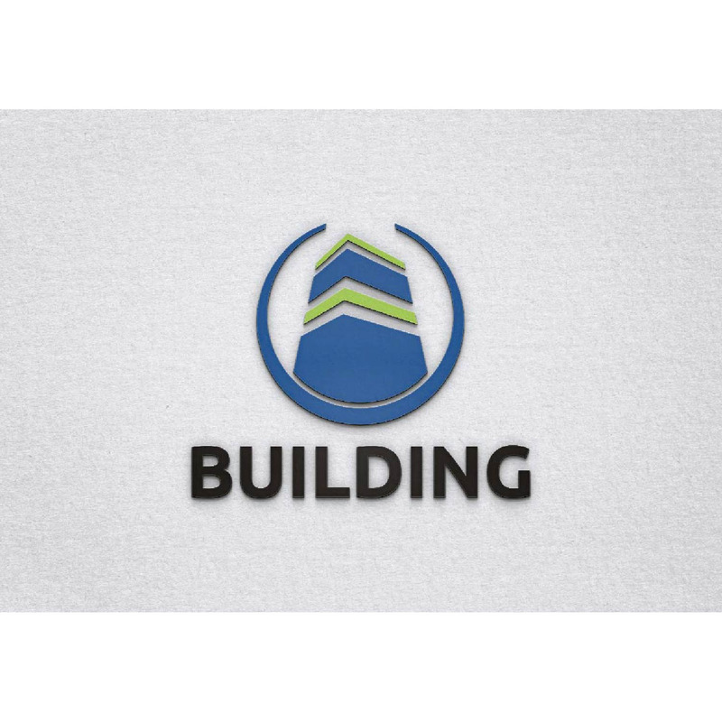 Modello di logo aziendale per grattacielo aziendale Circle Office Company - Caratteristiche Immagine 1