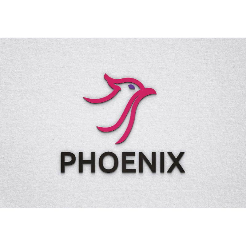 Red Phoenix Bird Animal Head Myth Strong Wildlife Logo Template - Features Image 1
