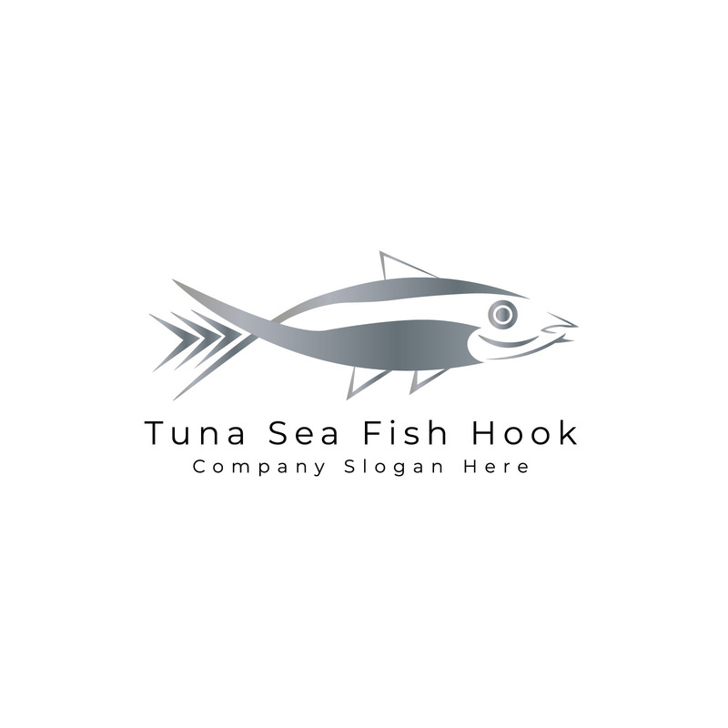 Tonfisk Sea Fish Hook logotyp mall - Features Image 2