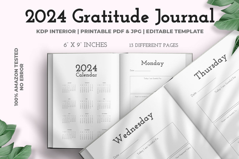 2024 Gratitude Journal Kdp Interior - Features Image 3