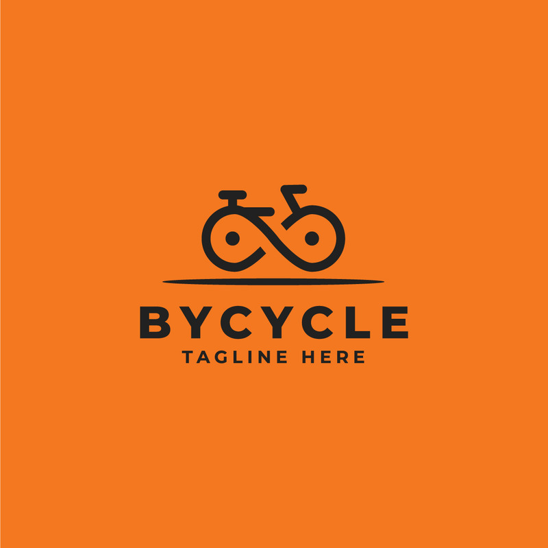 Modello di logo minimalista per biciclette - Caratteristiche Immagine 2