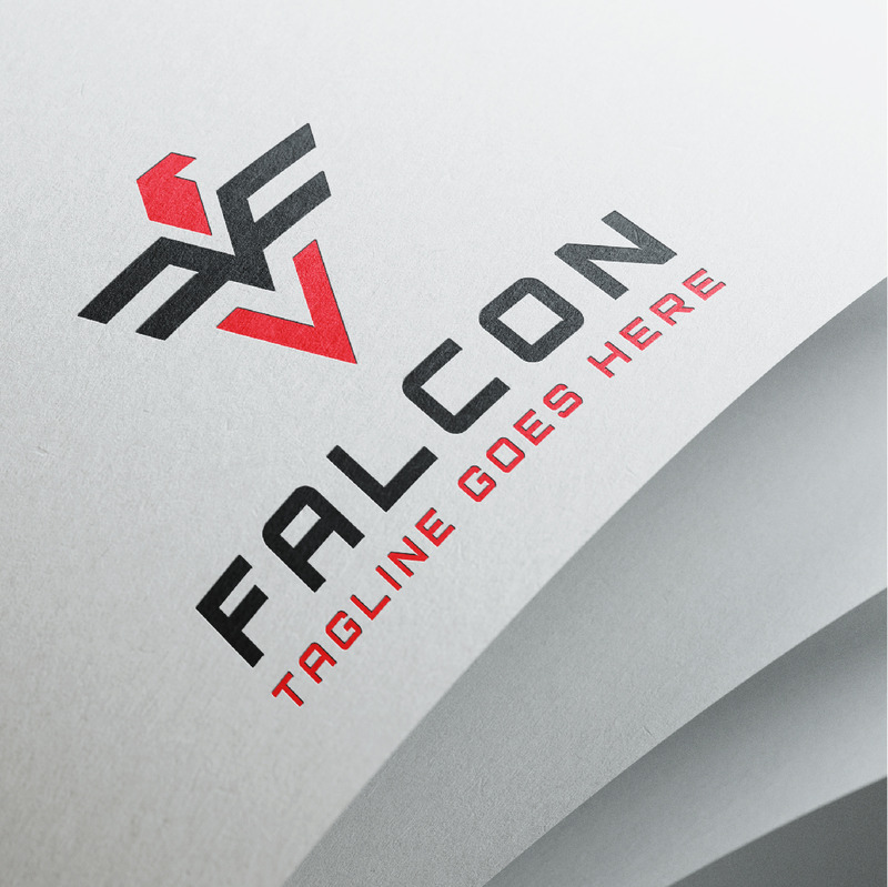 Plantilla de logotipo de halcón | Perfecto para muchos tipos de uso comercial y personal. - Características Imagen 7
