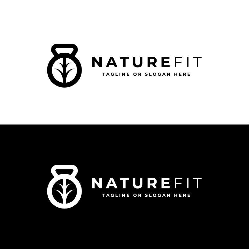 Modello di logo minimalista NatureFit - Caratteristiche Immagine 7