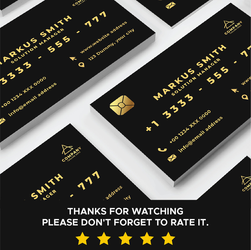 Creadit Style Creadit Card Style Multipurpose Business Card | Volume: 36 - Corporate ...