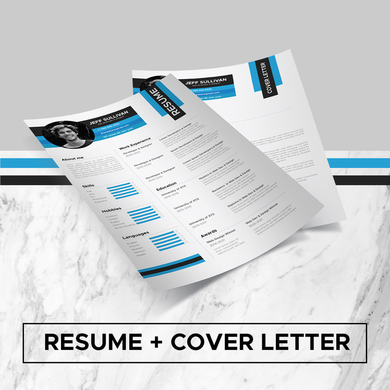 Jeff - Clean CV Resume Template - Features Image 3