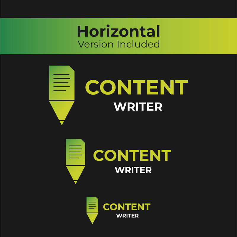 Modello di logo per scrittore di contenuti - Caratteristiche Immagine 4