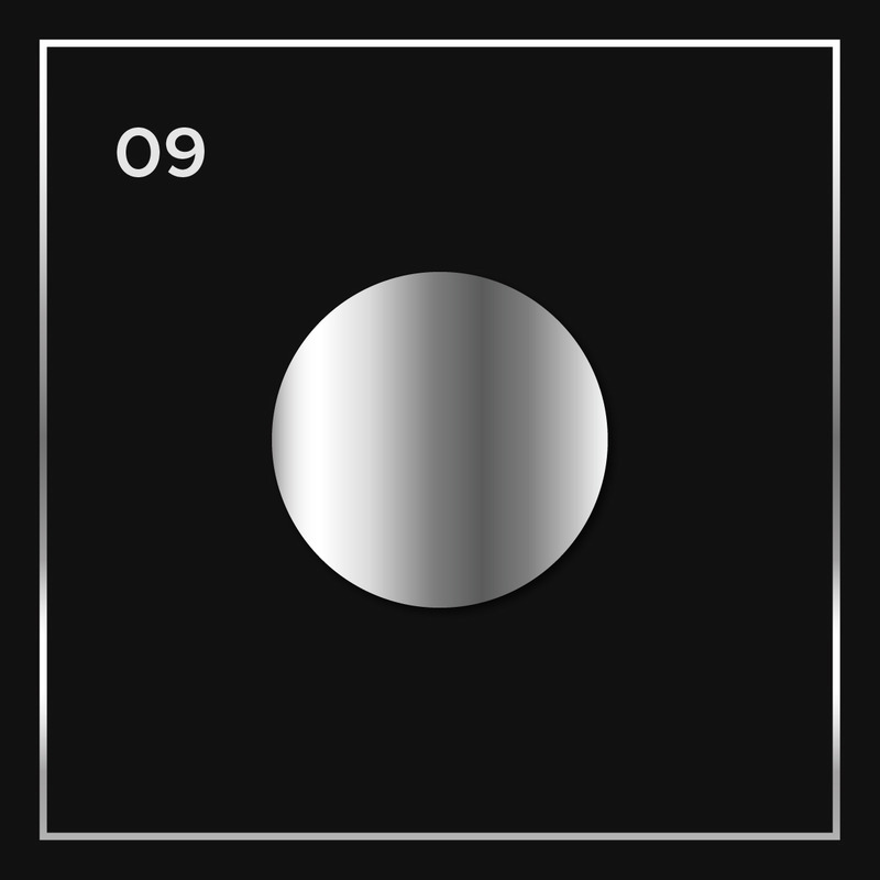 9 Silver Gradients Template Vectors - Features Image 9