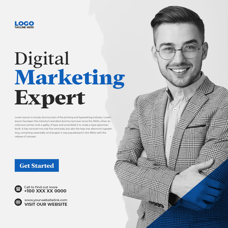 Digital Marketing Expert Minimal Social Media Post - Features Image 1
