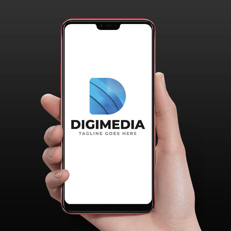 DigiMedia modello lettera D Logo - Caratteristiche Immagine 1