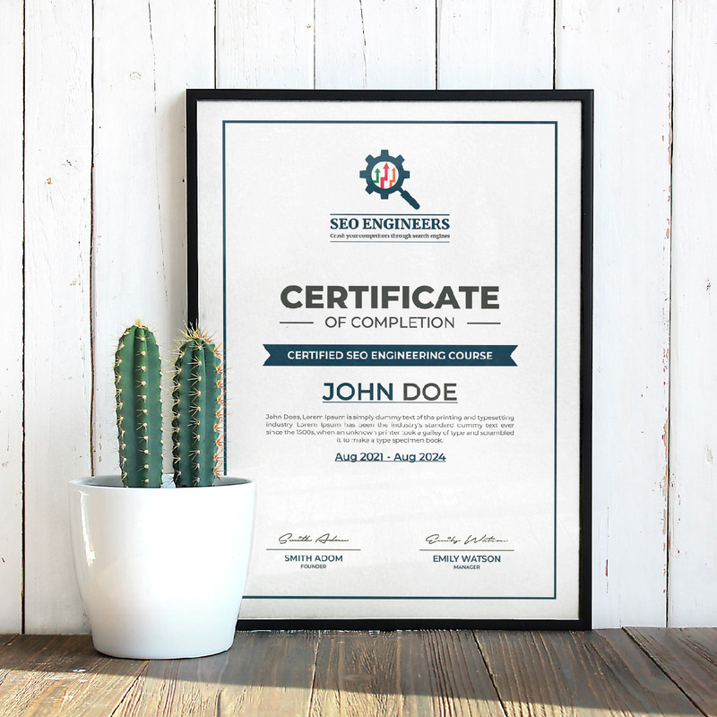 Fully professional Minimalist Corporate & Modern Certificate Template - Features Image 1