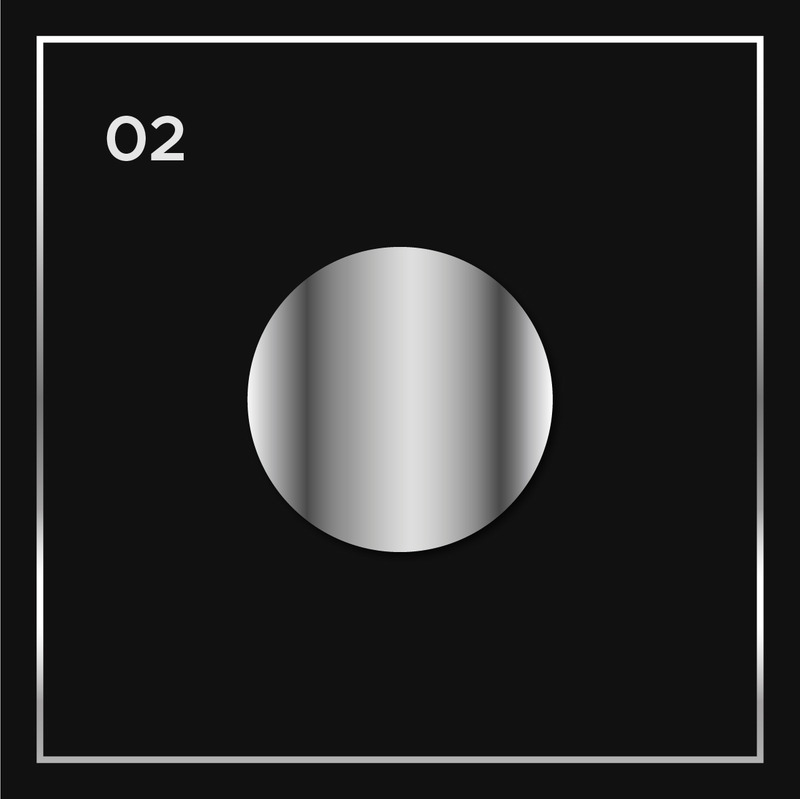 9 Silver Gradients Template Vectors - Features Image 2