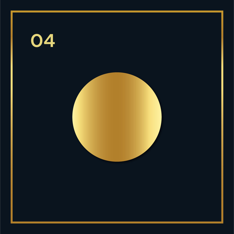 9 Golden Gradients Template Vectors - Features Image 4