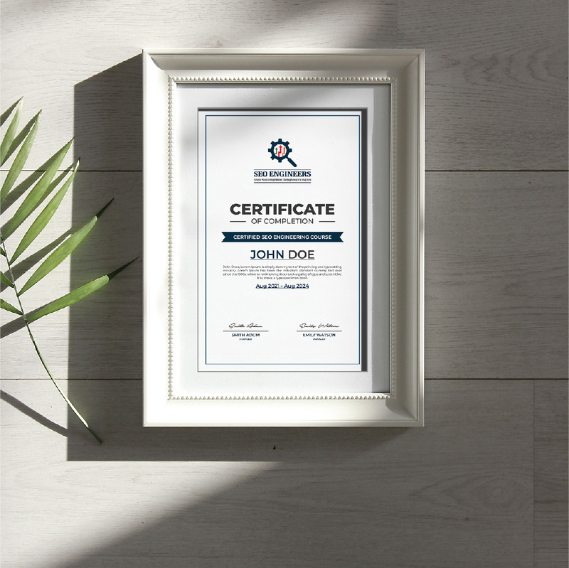 Fully professional Minimalist Corporate & Modern Certificate Template - Features Image 4