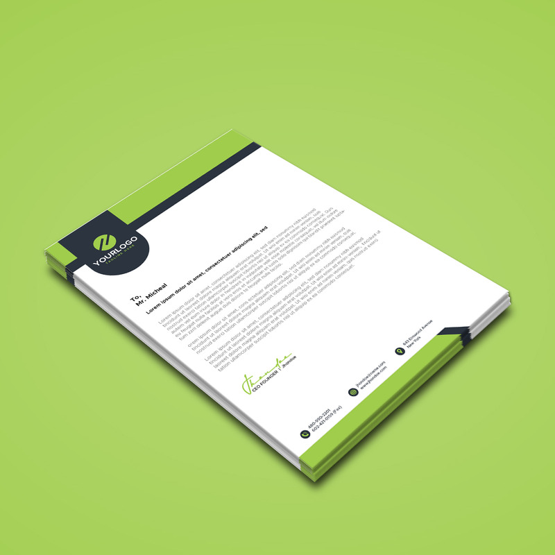 Letterhead Template Vol: 06 - Corporate Identity Template - Features Image 3