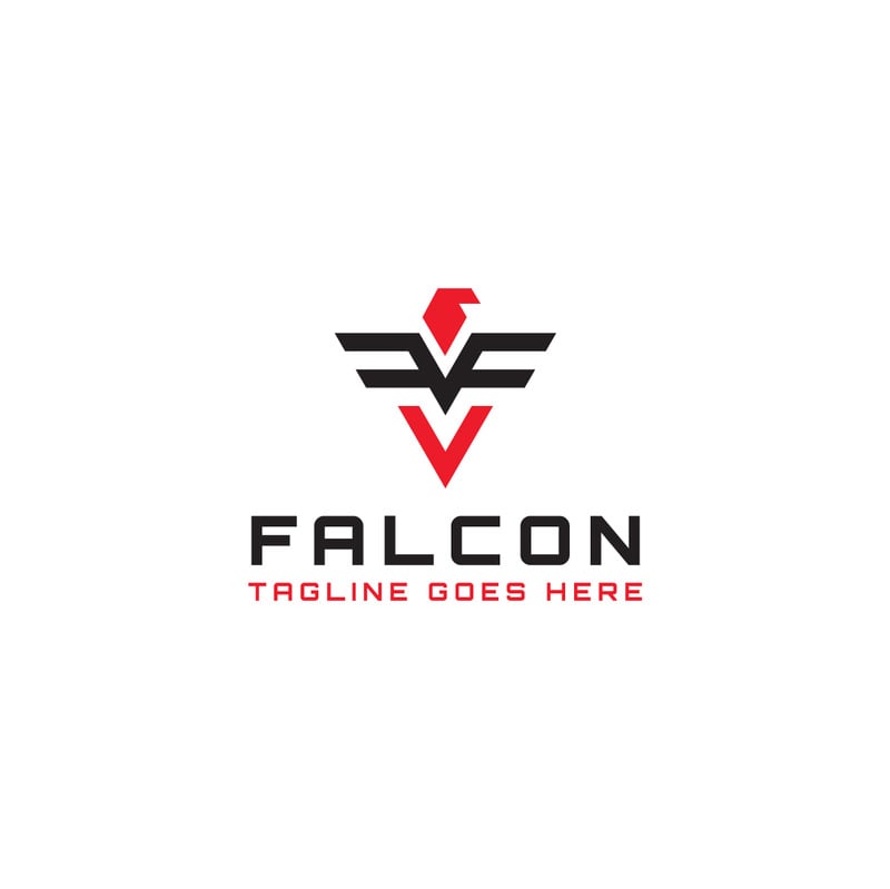 Plantilla de logotipo de halcón | Perfecto para muchos tipos de uso comercial y personal. - Características Imagen 2