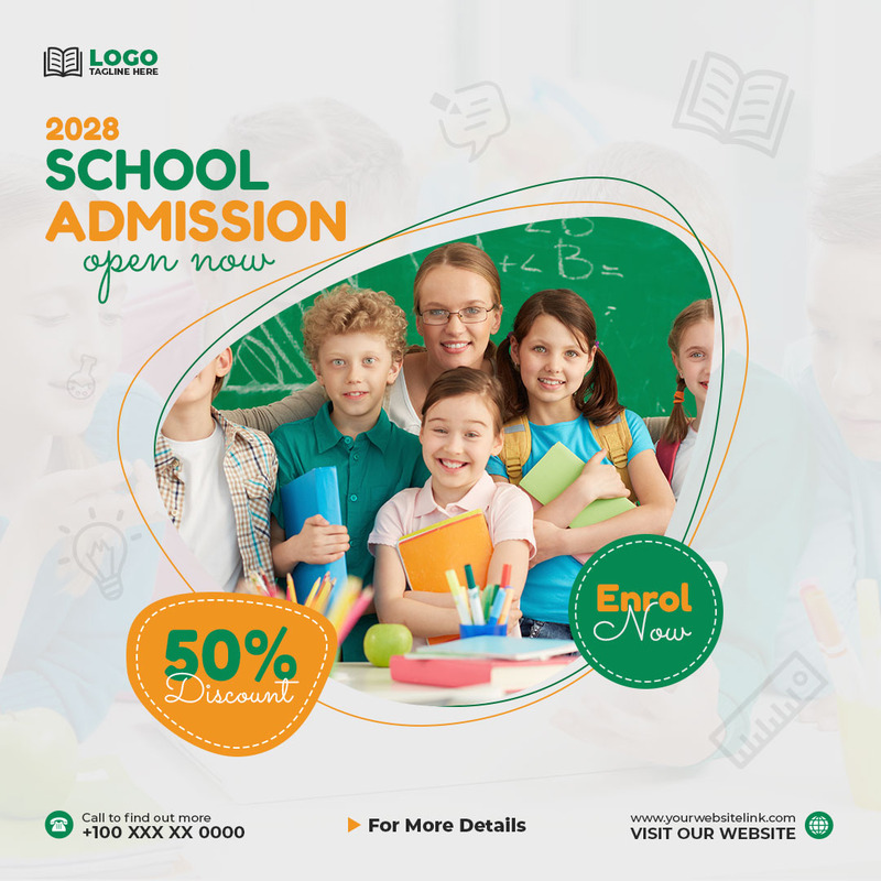School Admission Creative Social Media Post - Features Image 1