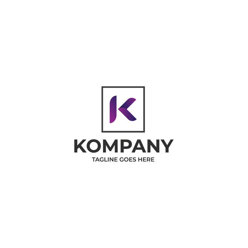 Plantilla de logotipo de letra K | Perfecto para cualquier tipo de negocio creativo y uso personal. - Características Imagen 1