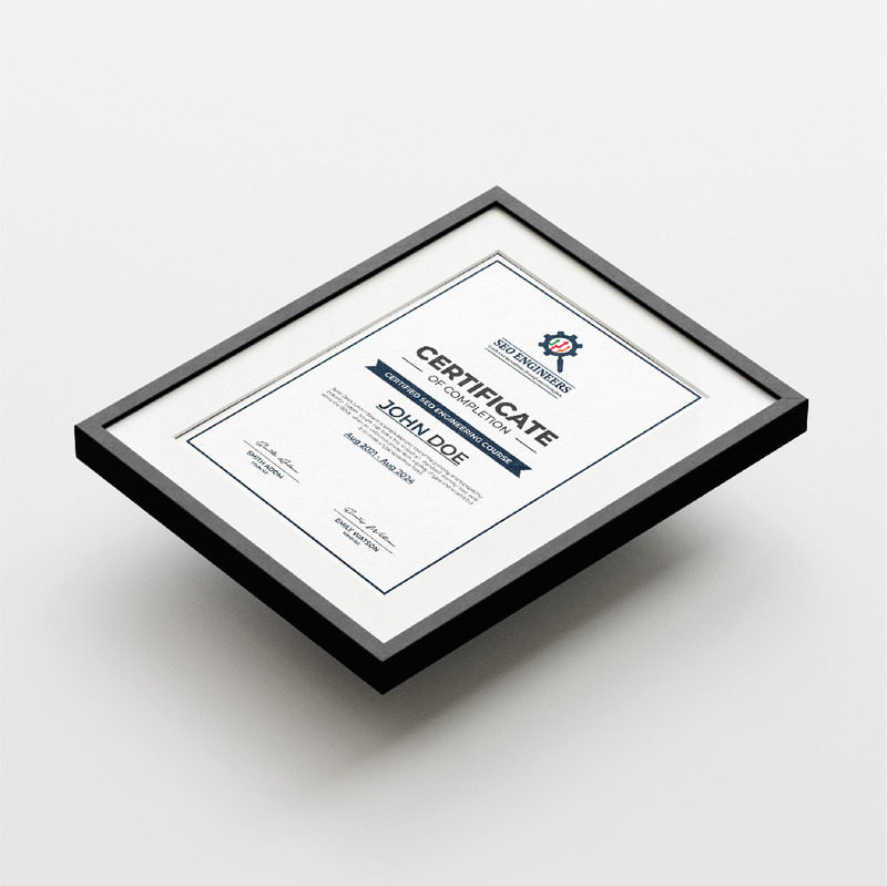 Fully professional Minimalist Corporate & Modern Certificate Template - Features Image 5