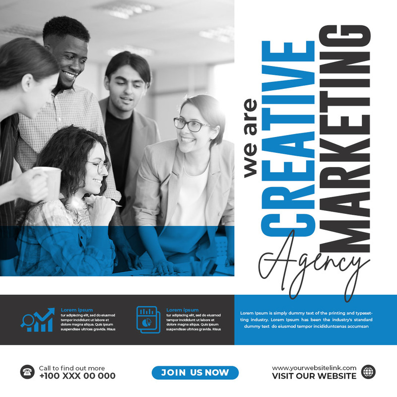 Creative Marketing Agency And Digital Marketing Agency Social Media Post - Features Image 1