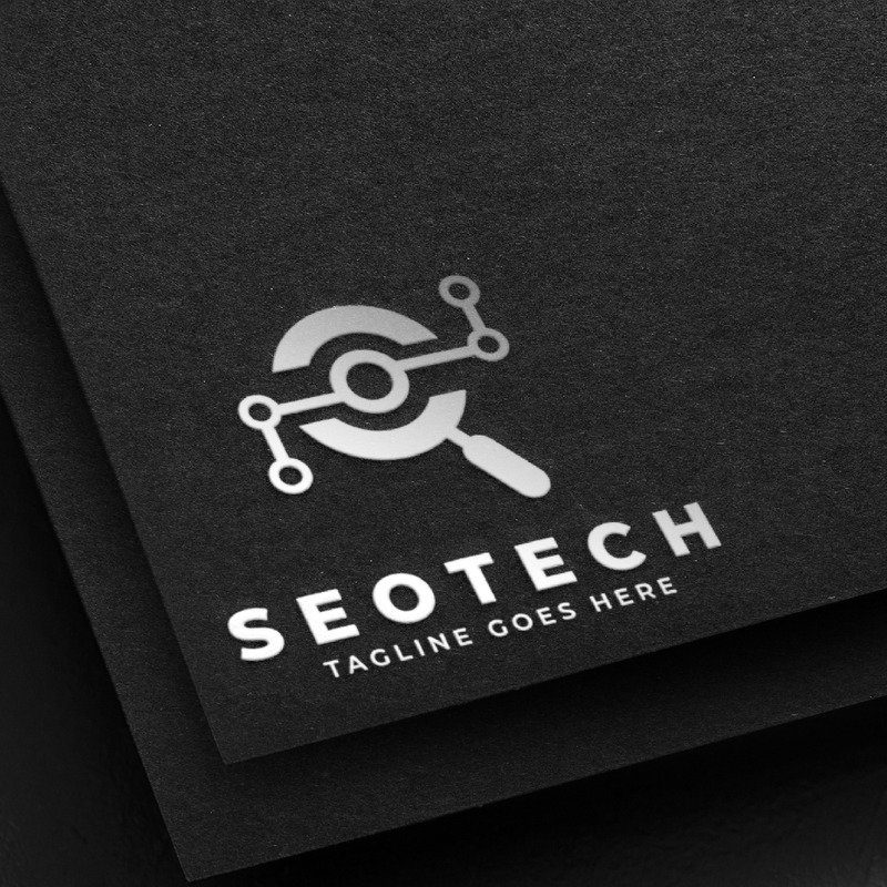 Минималистский шаблон логотипа SEO Tech - Features Image 9
