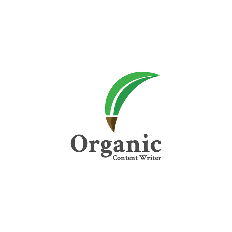 Organic Content Writer Logo Template | Specially Design For Content Writer And Multipurpose - Features Image 1