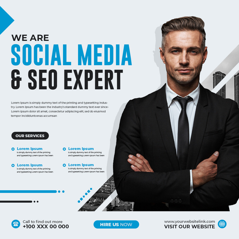 SEO Social Media Post Template - Features Image 1