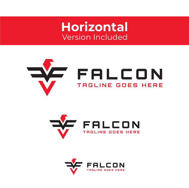 Plantilla de logotipo de halcón | Perfecto para muchos tipos de uso comercial y personal. - Características Imagen 5