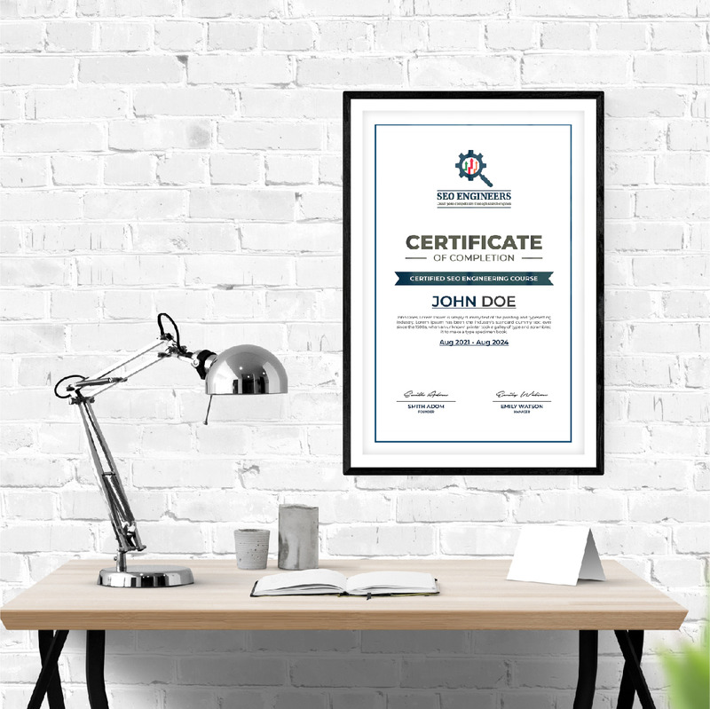 Fully professional Minimalist Corporate & Modern Certificate Template - Features Image 3