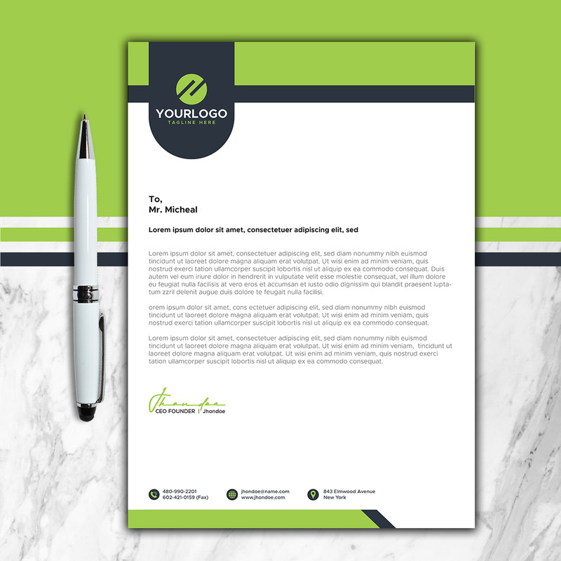 Letterhead Template Vol: 06 - Corporate Identity Template - Features Image 1