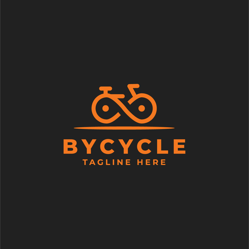 Modello di logo minimalista per biciclette - Caratteristiche Immagine 3