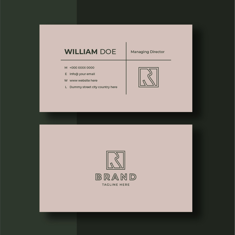 Minimalistic And Clean Business Card - Features Image 2