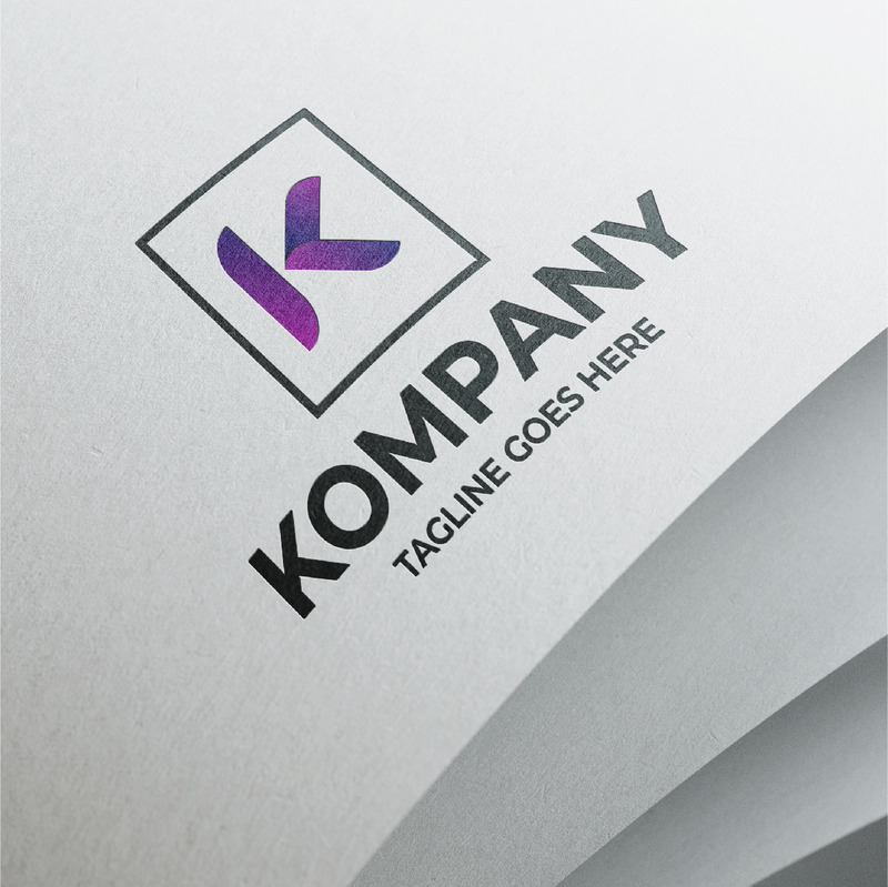 Plantilla de logotipo de letra K | Perfecto para cualquier tipo de negocio creativo y uso personal. - Características Imagen 3