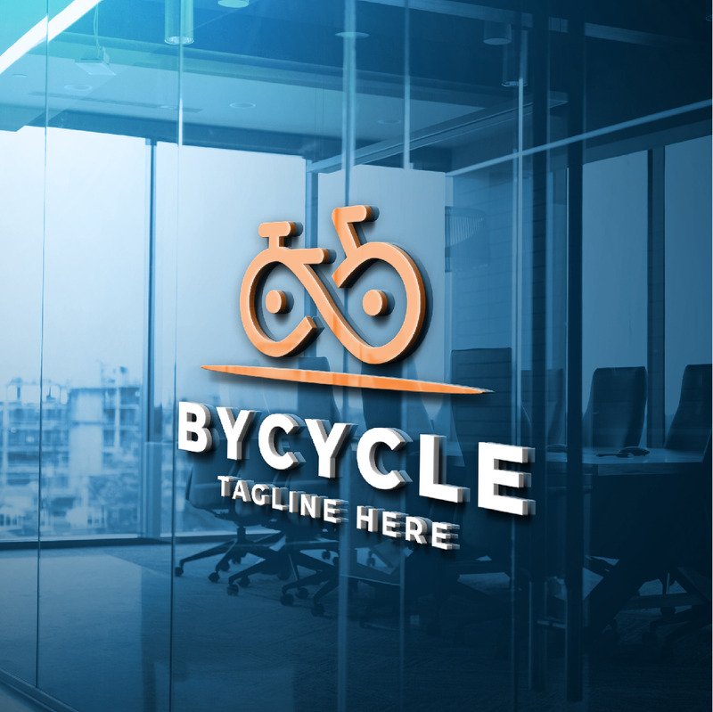 Modello di logo minimalista per biciclette - Caratteristiche Immagine 7