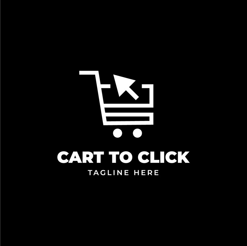 Carrello per fare clic sul logo perfetto per molti tipi di attività commerciali e uso personale. - Caratteristiche Immagine 2