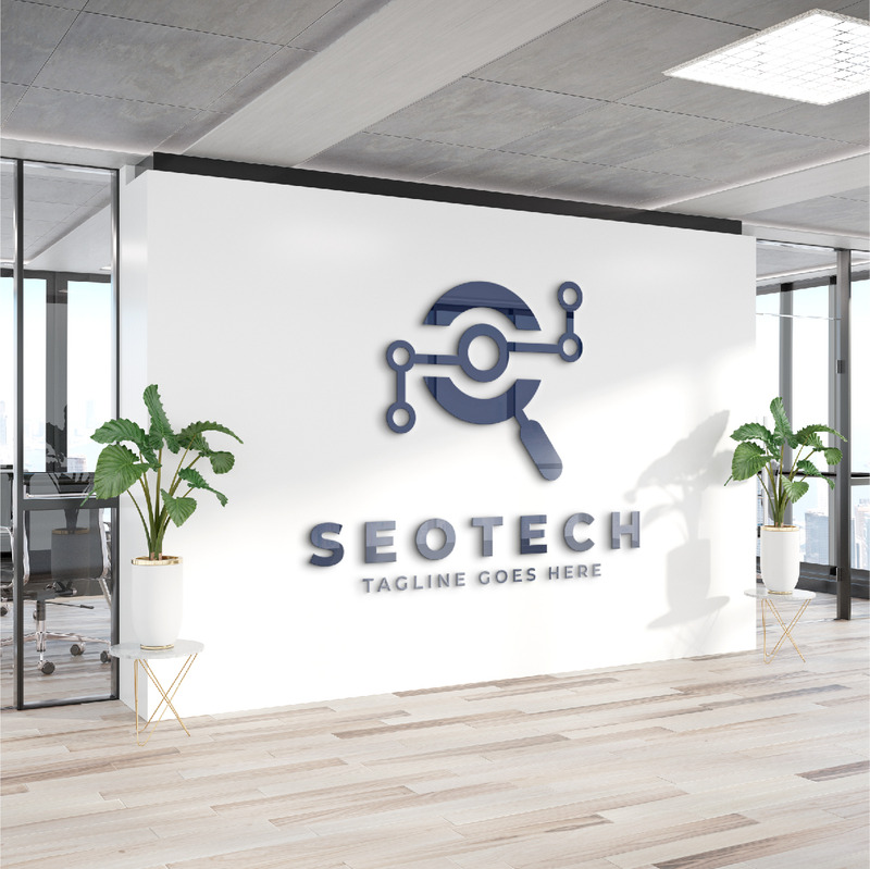 Минималистский шаблон логотипа SEO Tech - Features Image 12